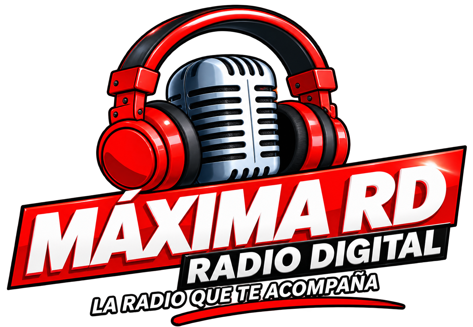 Logo oficial Máxima RD Radio Digital